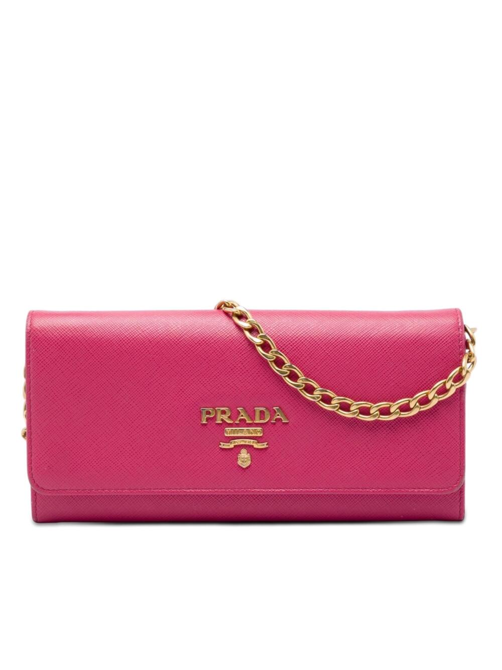 Prada Saffiano Lux Wallet On Chain Pre- #359373P56B